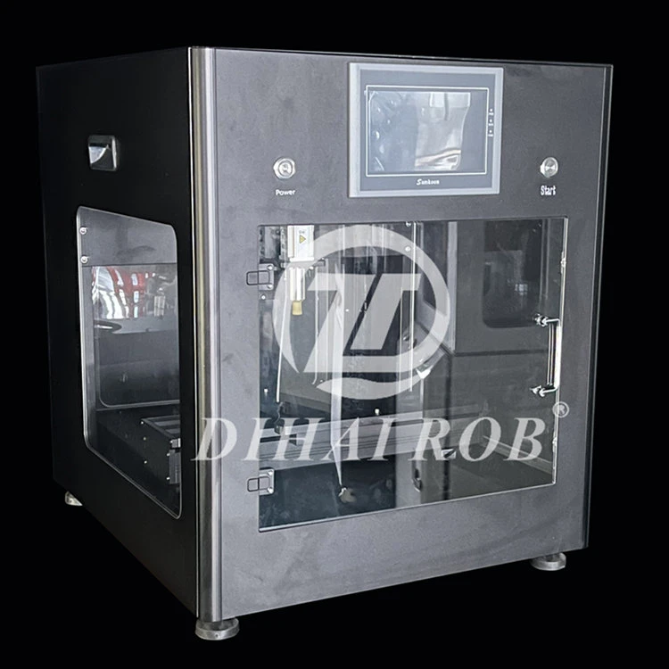 Desktop roterende semi -automatische schroeftype afdekmachine