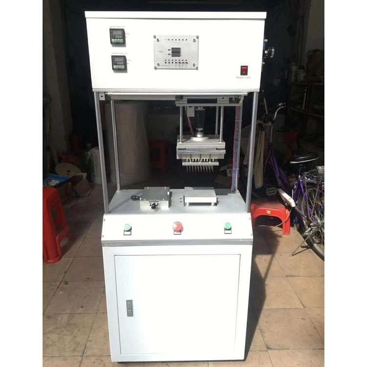 Vereenvoudigde pneumatische vulmachine met 100 naalden