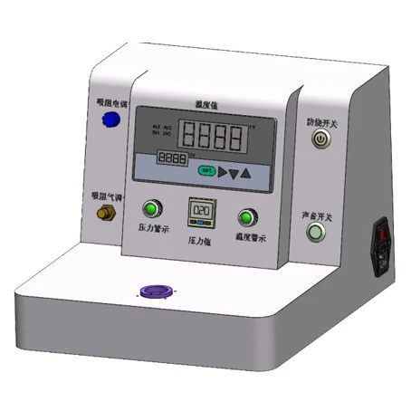 Zuigweerstand Temperatuur testen Touchscreenmachine