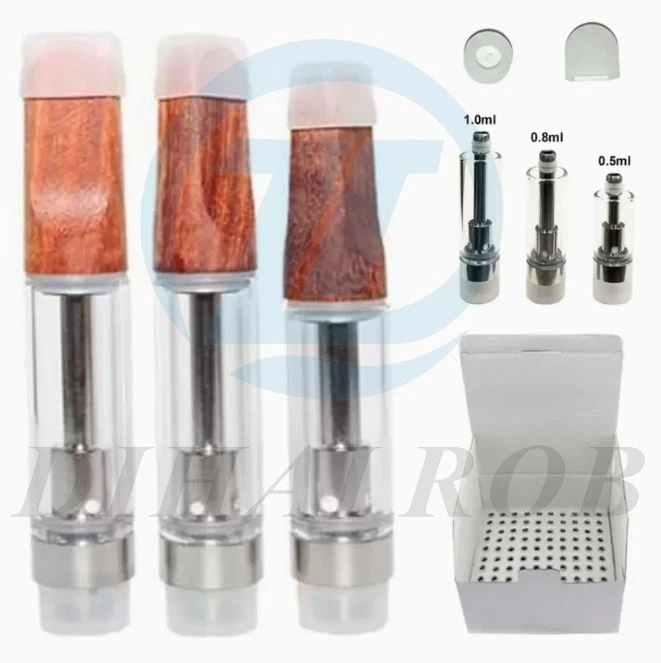 Sigarettenverstuiver lege vape verdamper penwagen cartridge houten druppelpunt sigarettenhouder